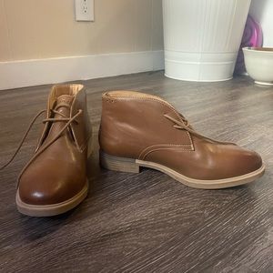 Hush Puppies Baby Chukka Boot, Brown Leather